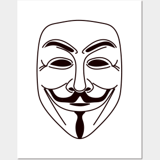 Guy Fawkes Mask Posters and Art